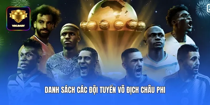 Danh sách các đội tuyển vô địch châu Phi