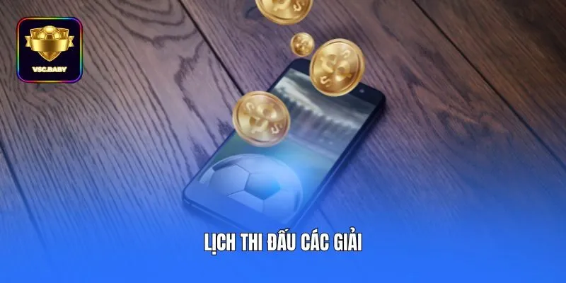 Lịch thi đấu các giải