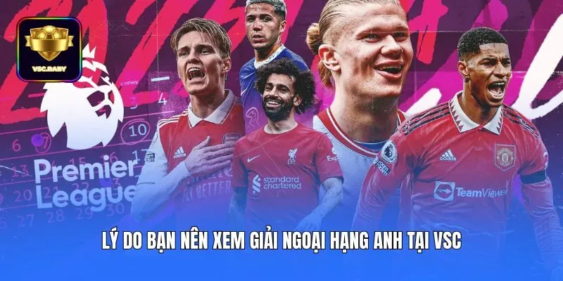 Lý do bạn nên xem giải Ngoại hạng Anh tại VSC