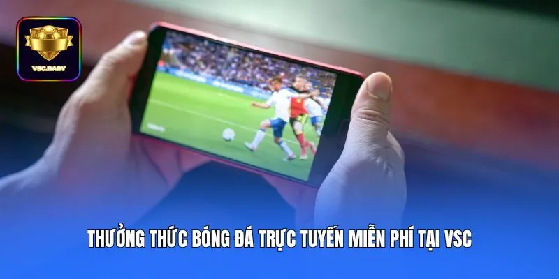 Thưởng thức bóng đá trực tuyến miễn phí tại VSC
